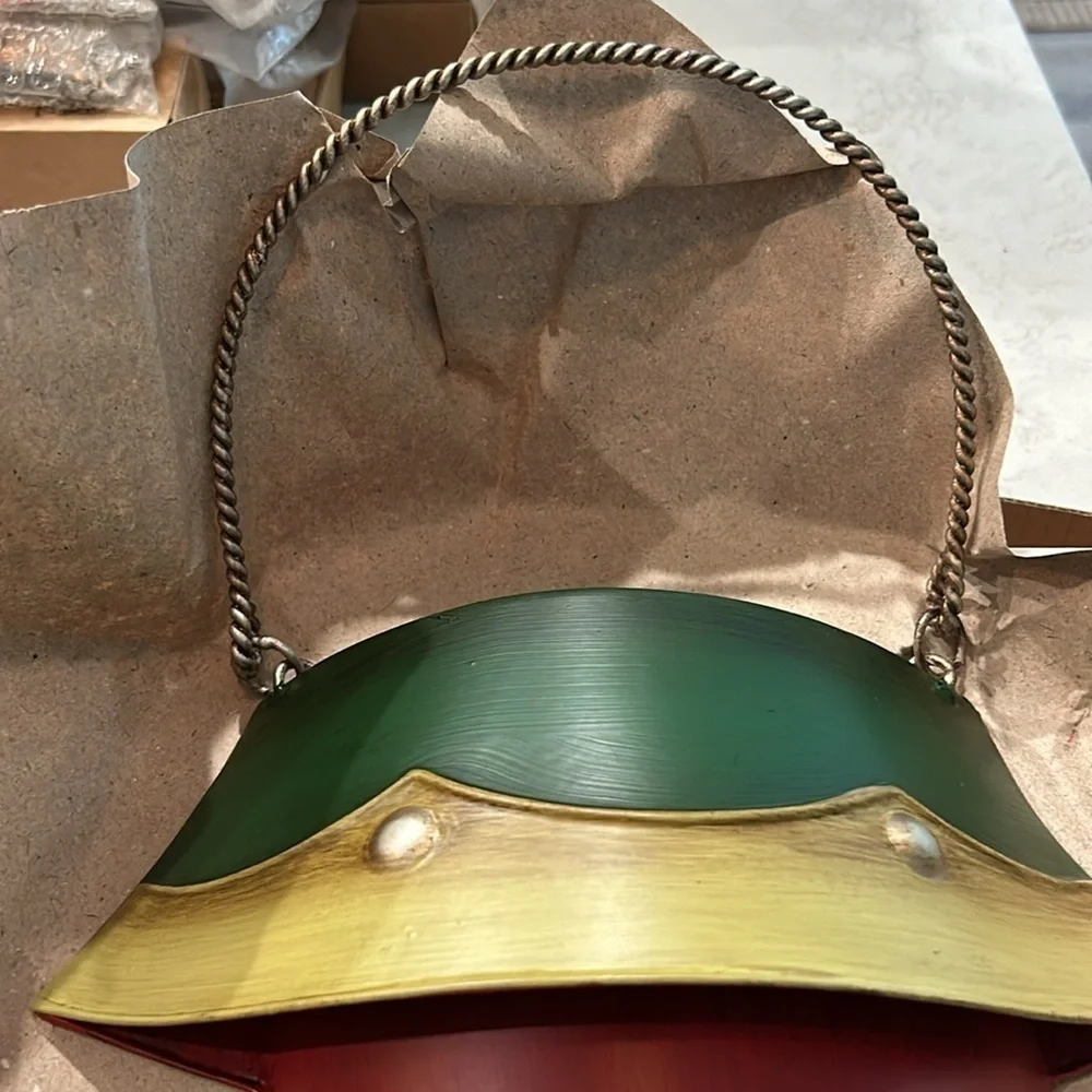 NIB Southern Living at Home Holiday Door Bucket Stocking Metal Christmas NEW